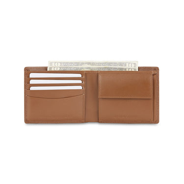 Tommy Hilfiger Grimstad Men's Global Coin Wallet Tan