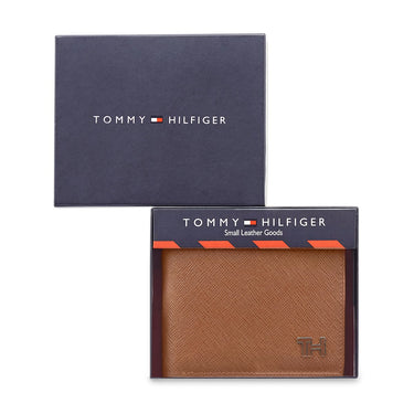 Tommy Hilfiger Grimstad Men's Global Coin Wallet Tan