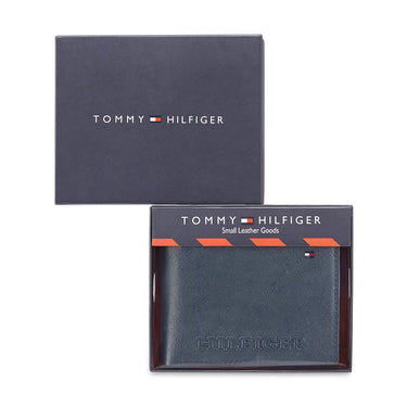 Tommy Hilfiger Harstad Men's Leather Wallet-Navy
