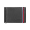 Tommy Hilfiger Harstad Mens Leather Money Clip Wallet-Black