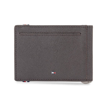 Tommy Hilfiger Harstad Mens Leather Money Clip Wallet-brown