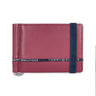 Tommy Hilfiger Larvik Mens Leather Moneyclip Wallet Wine