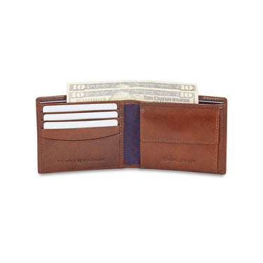 Tommy Hilfiger Molde Men's Global Coin Wallet Brown
