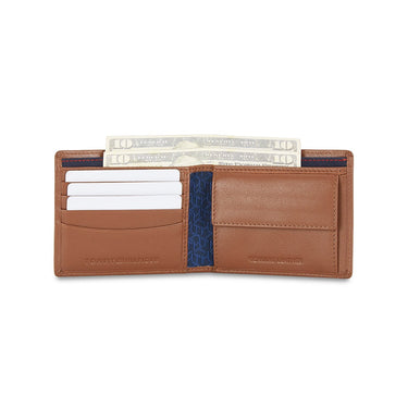 Tommy Hilfiger Namsos Men's Global Coin Wallet Tan