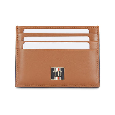 Tommy Hilfiger Calogero Men's Leather Card Holder Tan