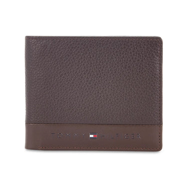Tommy Hilfiger Debrecen Mens Leather Global Coin Wallet-Brown