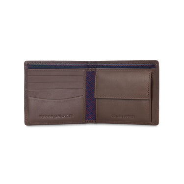 Tommy Hilfiger Debrecen Mens Leather Global Coin Wallet-Brown