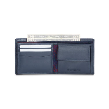Tommy Hilfiger Debrecen Men's Leather Wallet-Navy