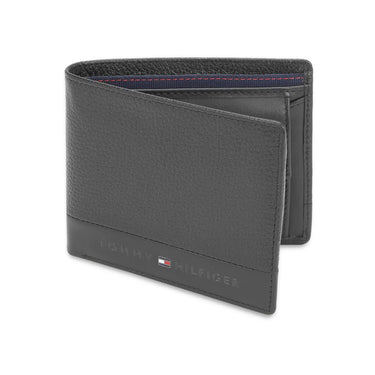 Tommy Hilfiger Debrecen Mens Leather Global Coin Wallet-Black