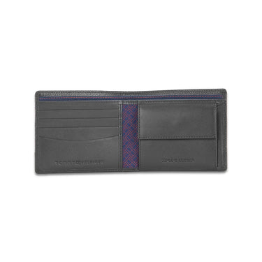 Tommy Hilfiger Debrecen Mens Leather Global Coin Wallet-Black