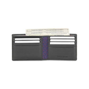 Tommy Hilfiger Debrecen Mens Leather Global Coin Wallet-Black