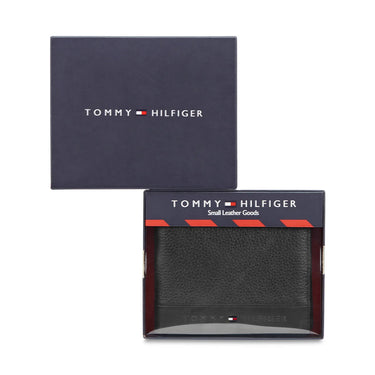 Tommy Hilfiger Debrecen Mens Leather Global Coin Wallet-Black