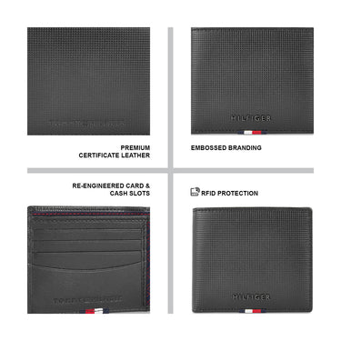 Tommy Hilfiger Kassel Men's Leather Wallet Black
