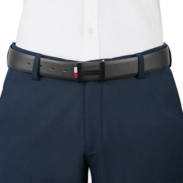 Tommy Hilfiger Colmar Men's Reversible Leather Belt-Black