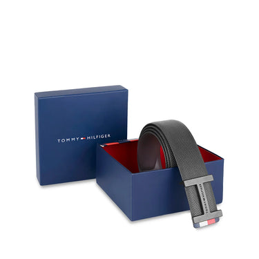 Tommy Hilfiger Colmar Men's Reversible Leather Belt-Black