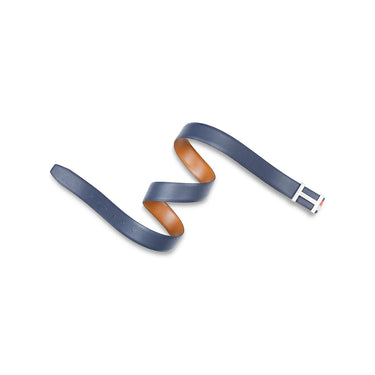 Tommy Hilfiger Colmar Men's Reversible Leather Belt-Navy
