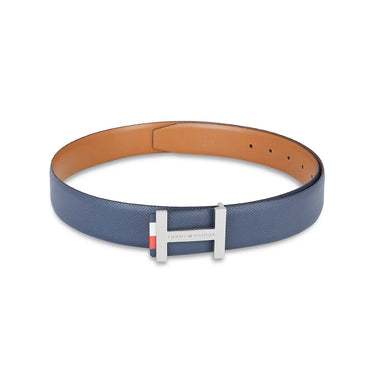 Tommy Hilfiger Colmar Men's Reversible Leather Belt-Navy
