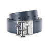 Tommy Hilfiger Limoges Men's Reversible Leather Belt-navy