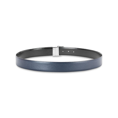 Tommy Hilfiger Limoges Men's Reversible Leather Belt-navy