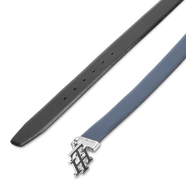 Tommy Hilfiger Limoges Men's Reversible Leather Belt-navy