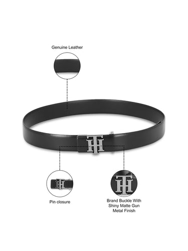 Tommy Hilfiger Rodovre Men's Leather Belt Black