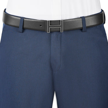Tommy Hilfiger Randers Men's Reversible Leather Belt-black