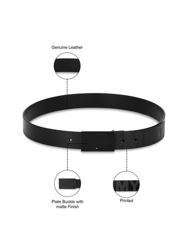 Tommy Hilfiger Herlev Men's Leather Belt Black