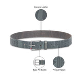 Tommy Hilfiger Kolding Men's Leather Belt-Grey
