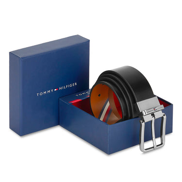 Tommy Hilfiger Benvolio Men's Reversible Leather Belt black 