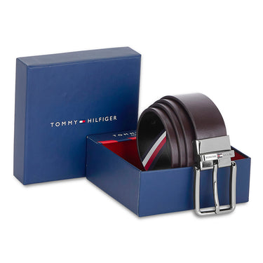 Tommy Hilfiger Benvolio Men's Reversible Leather Belt brown