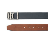 Tommy Hilfiger Farum Men's Reversible Leather Belt Navy