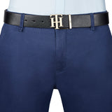 Tommy Hilfiger Hobro Men's Reversible Leather Belt-black