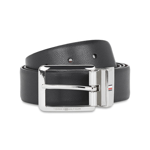 Tommy Hilfiger Grenaa Men's Reversible Leather Belt Black