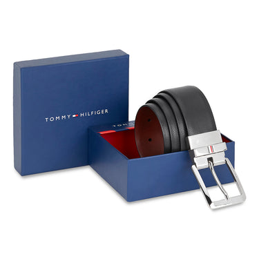 Tommy Hilfiger Grenaa Men's Reversible Leather Belt Black