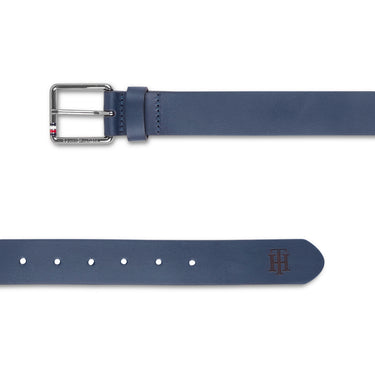 Tommy Hilfiger Ringsted Men's Leather Belt Navy