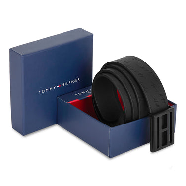 Tommy Hilfiger Ettore Men's Leather Belt Black