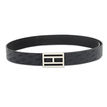 Tommy Hilfiger Ettore Men's Leather Belt Navy