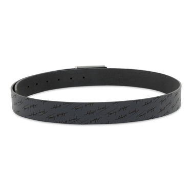 Tommy Hilfiger Ettore Men's Leather Belt Navy