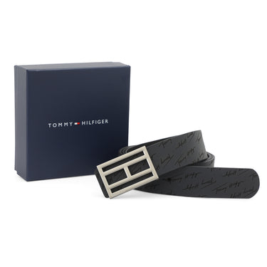 Tommy Hilfiger Ettore Men's Leather Belt Navy