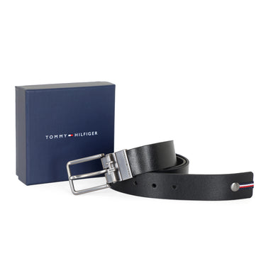 Tommy Hilfiger Merger Men's Reversible Leather Belt Black