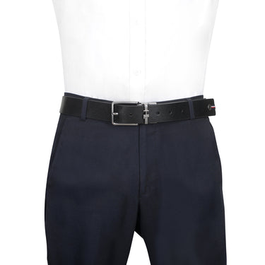 Tommy Hilfiger Merger Men's Reversible Leather Belt Black