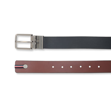 Tommy Hilfiger Merger Men's Reversible Leather Belt Navy Wine
