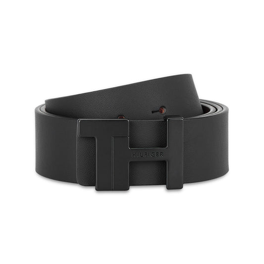 Tommy Hilfiger Brio Men's Reversible Leather Belt Black