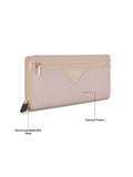 Tommy Hilfiger Nina Womens PU Zip Around Wallet With Sling pink