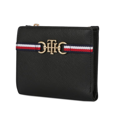 Tommy Hilfiger Kosma Womens Leather Small Wallet Black