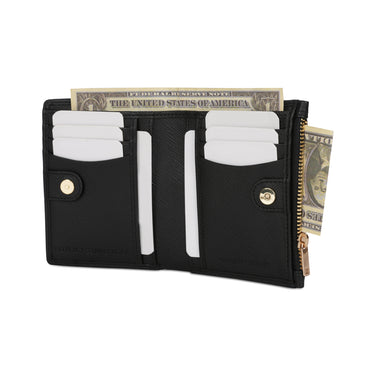 Tommy Hilfiger Kosma Womens Leather Small Wallet Black