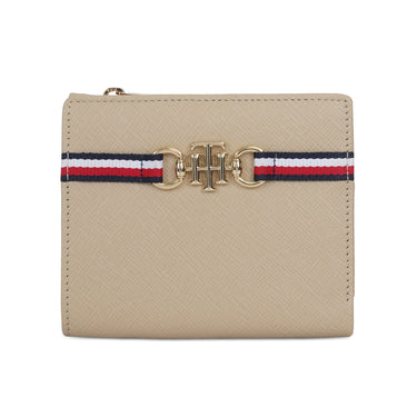 Tommy Hilfiger Kosma Womens Leather Small Wallet- Beig