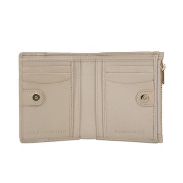 Tommy Hilfiger Kosma Womens Leather Small Wallet- Beig