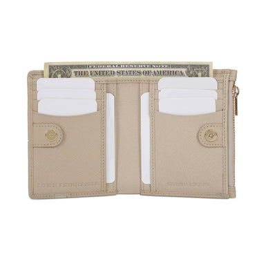 Tommy Hilfiger Kosma Womens Leather Small Wallet- Beig