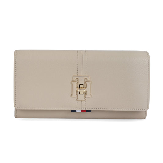 Tommy Hilfiger Alessia Womens Leather Flap Wallet With Sling B